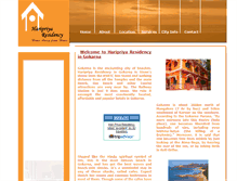 Tablet Screenshot of haripriyaresidency.com
